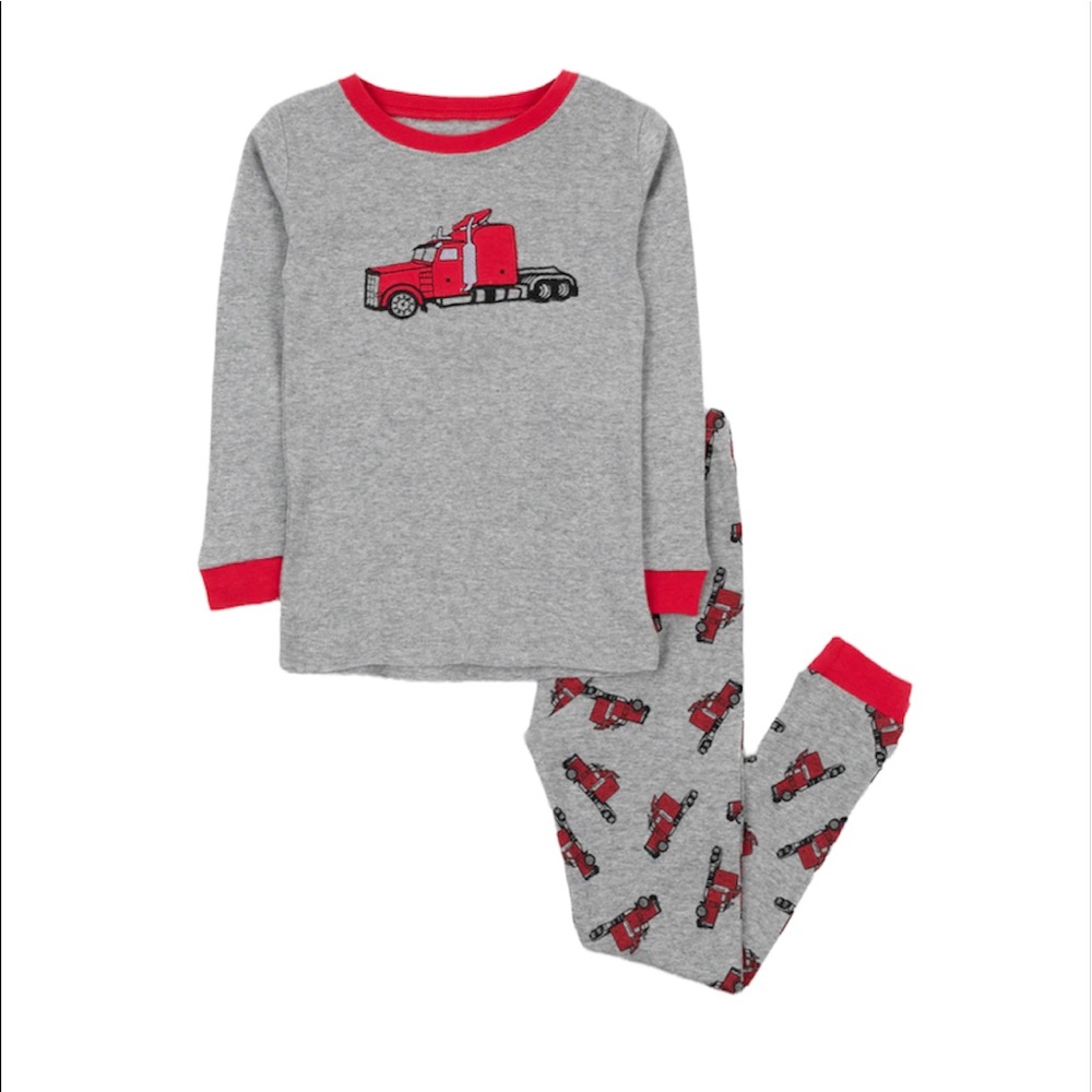 NWT Leveret Kids Trailer 2 piece pajamas Size 10 years
